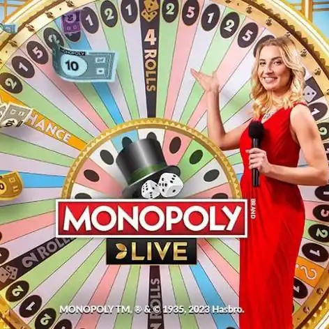 Play the Monopoly Live slot by Evolution on Wolfy Casino