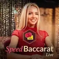 Speed Baccarat A slot icon by Evolution, available at Wolfy Casino