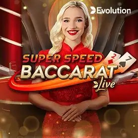 Try Super Speed Baccarat slot by Evolution on wolfy.casino – logo image
